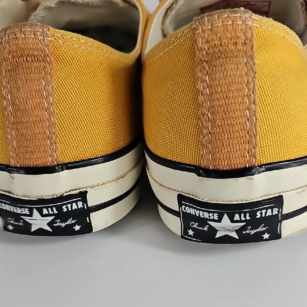 Converse Yellow Canvas Shoes with White Accents - Picture 3 of 10